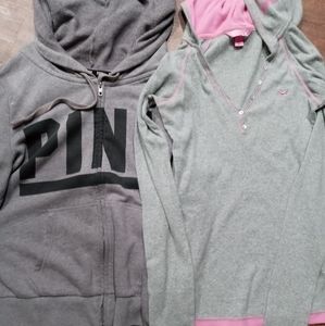 Pink vs sweater & shirt